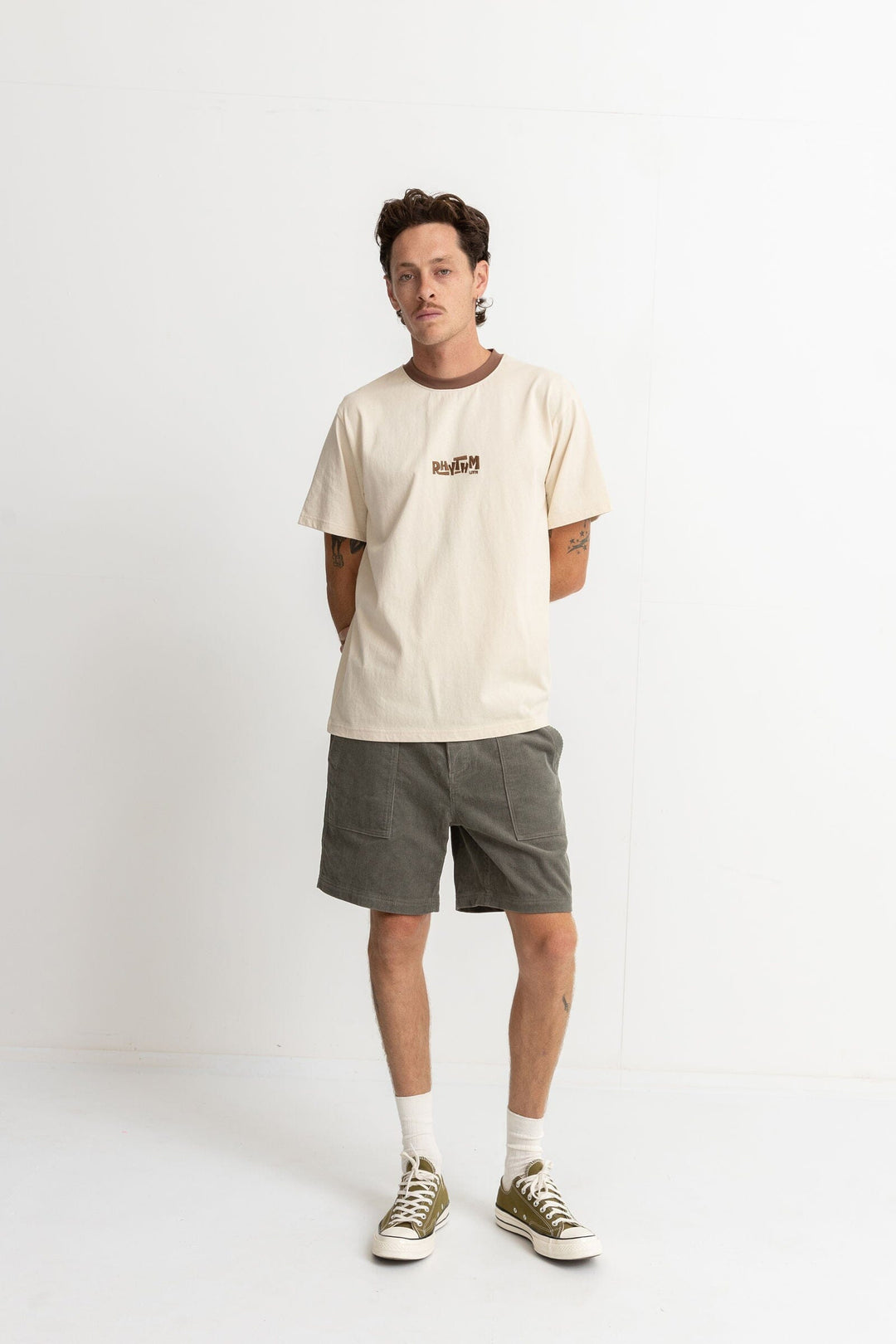 Rhythm Worn Path Cord Shorts