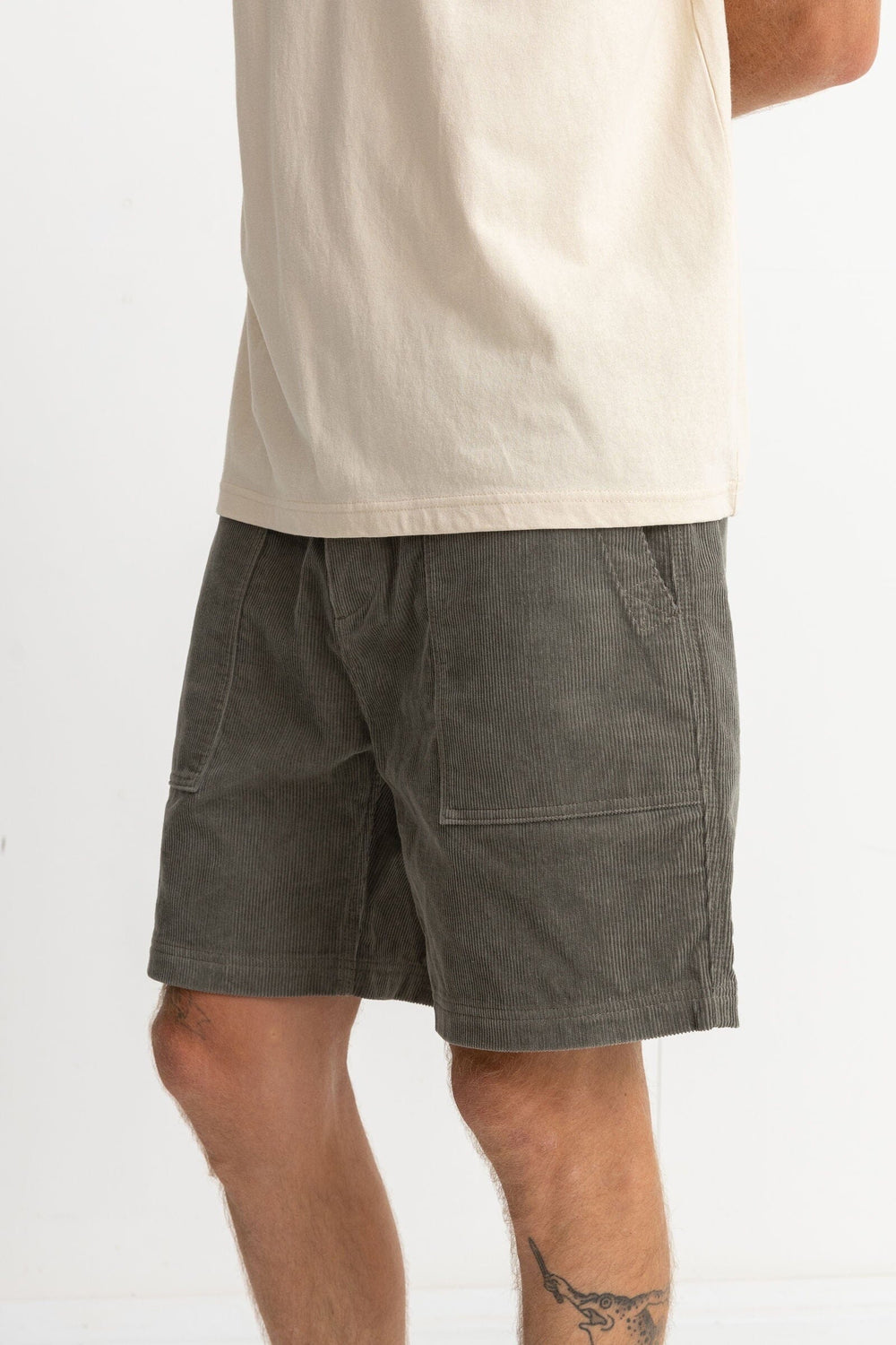 Rhythm Worn Path Cord Shorts Fatigue 30
