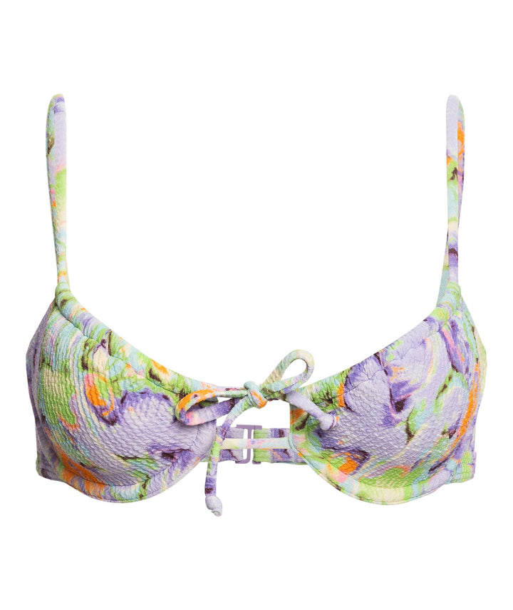 Roxy Blumen Bralette Tie Side Bikini