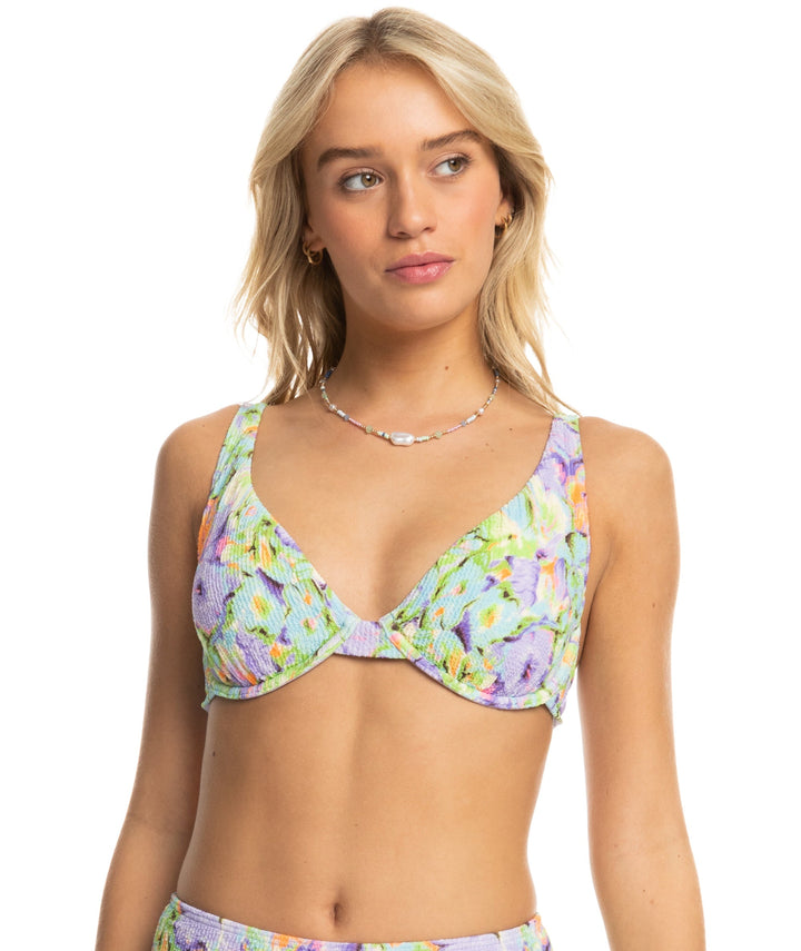 Roxy Blumen DCup High Leg Bikini