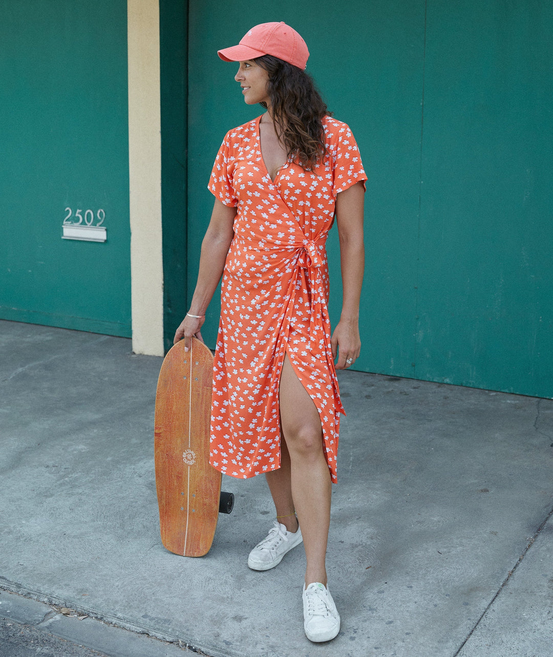 Roxy Indigo Sand Midi Wrap Dress