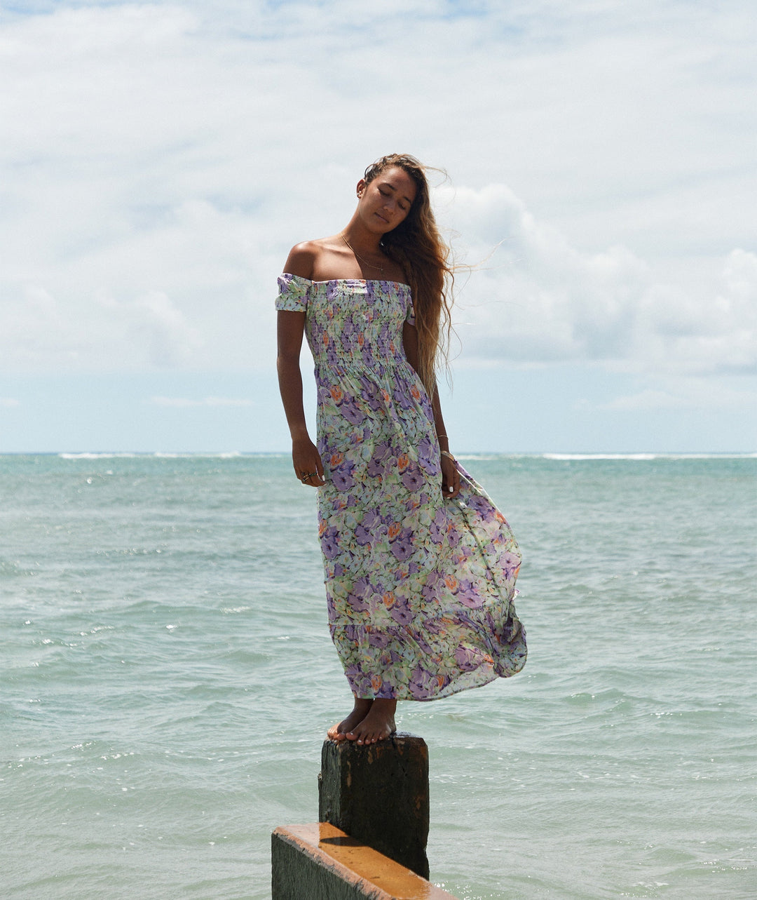 Roxy Lounging Time Maxi Dress