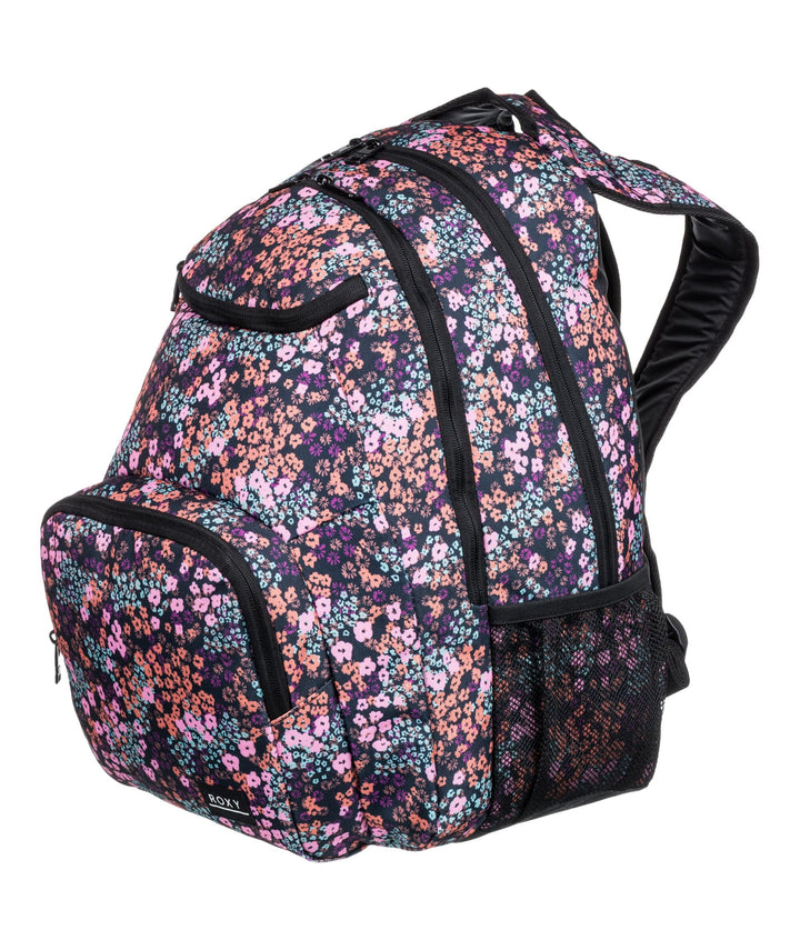 Roxy Shadow Swell Printed Backpack Anthracite Floral Daze