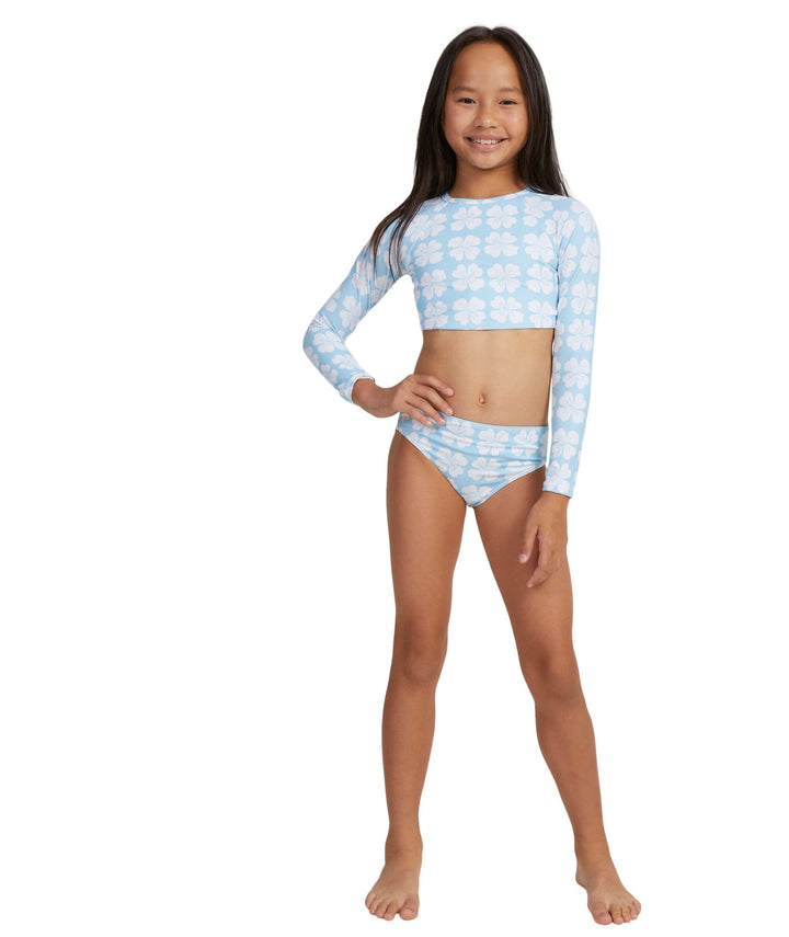 Roxy Vacation Memories Cropped Long Sleeve Rash Vest