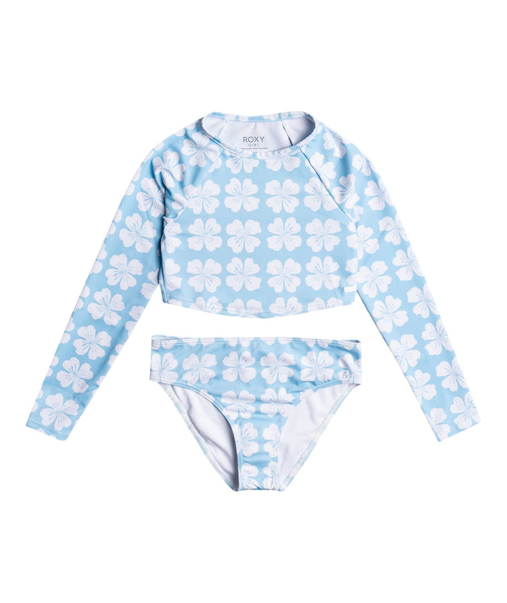 Roxy Vacation Memories Cropped Long Sleeve Rash Vest