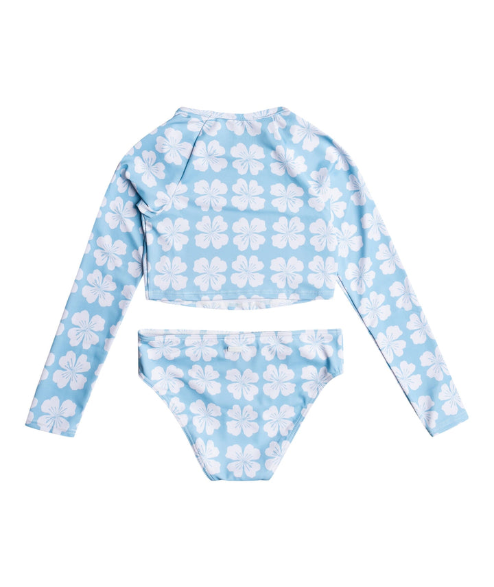 Roxy Vacation Memories Cropped Long Sleeve Rash Vest