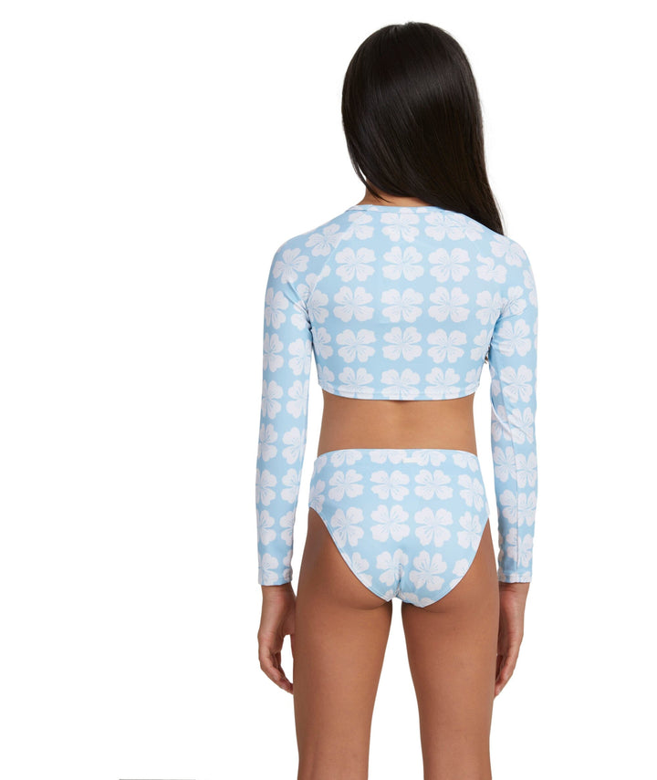 Roxy Vacation Memories Cropped Long Sleeve Rash Vest