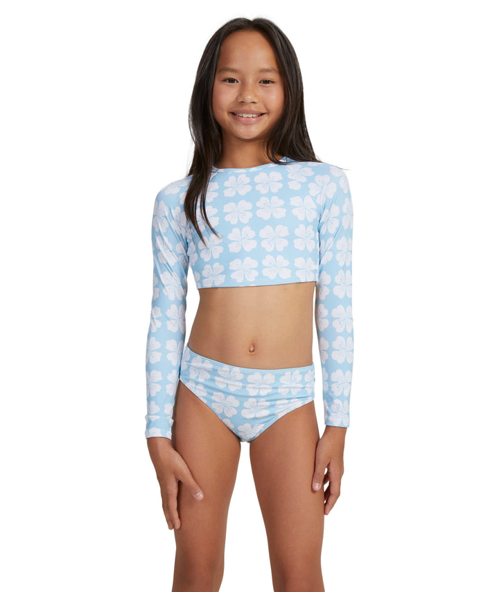 Roxy Vacation Memories Cropped Long Sleeve Rash Vest