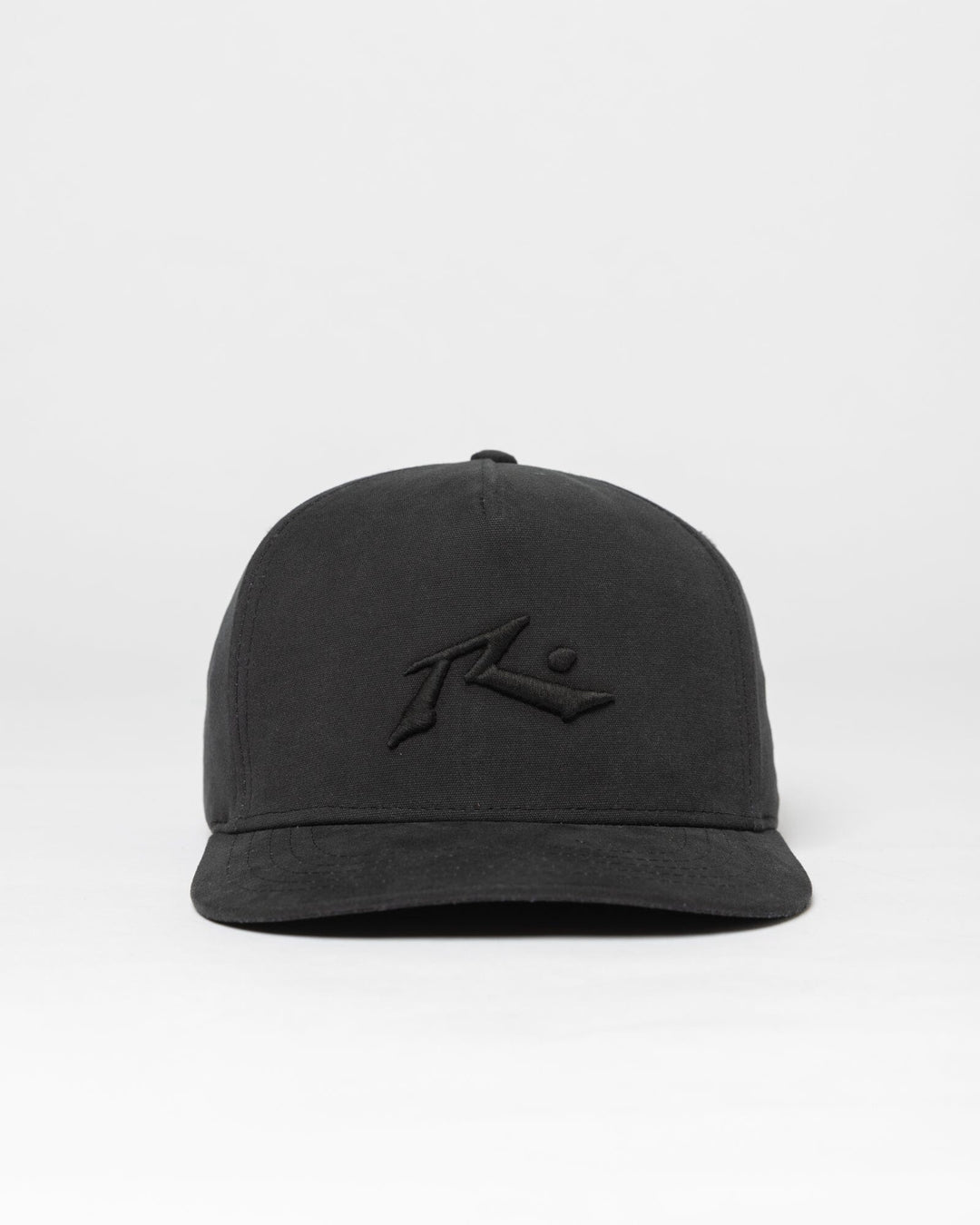 Rusty Comp Wash Adjustable Cap Worn Black