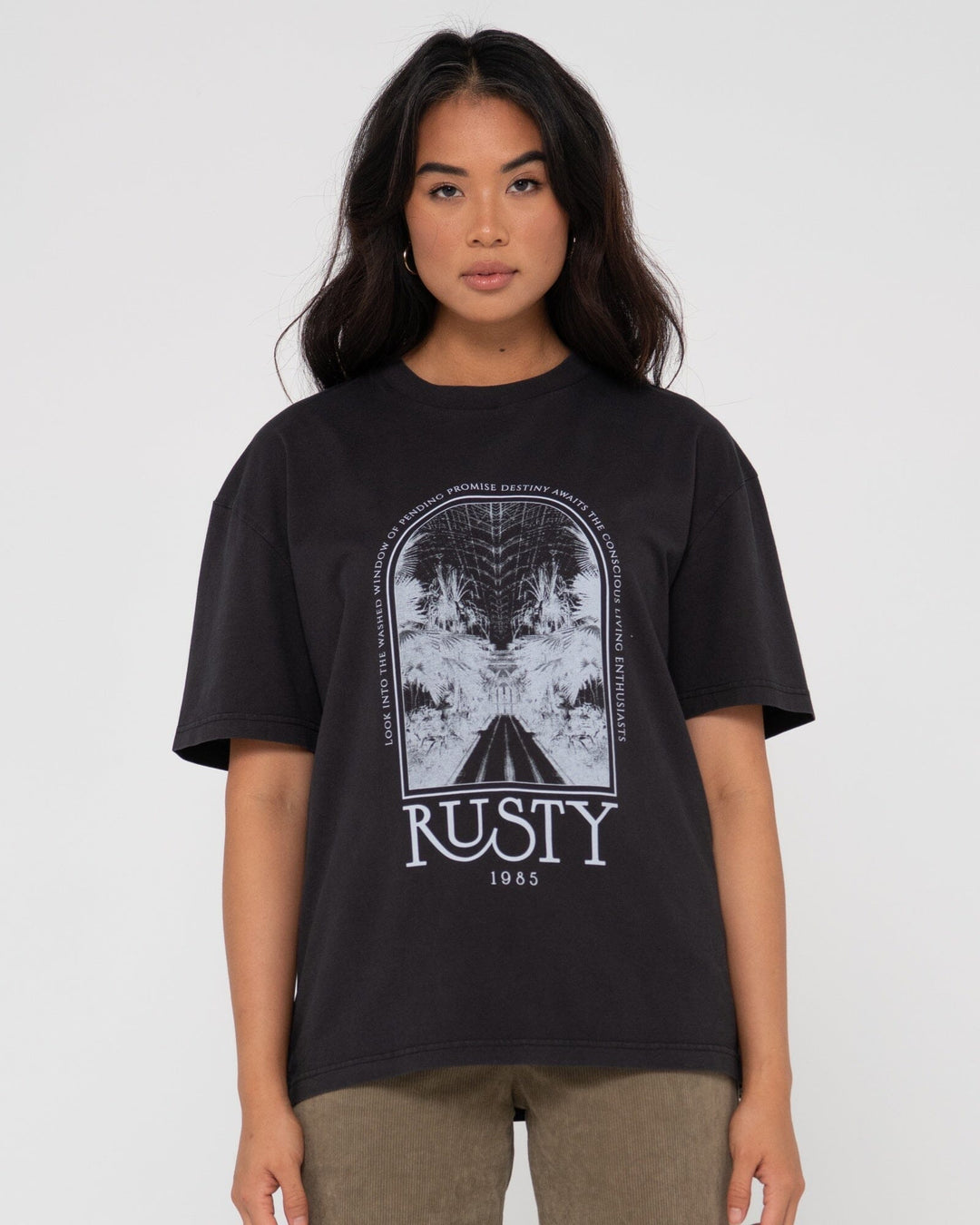 Rusty Destiny Awaits Oversized T-Shirt