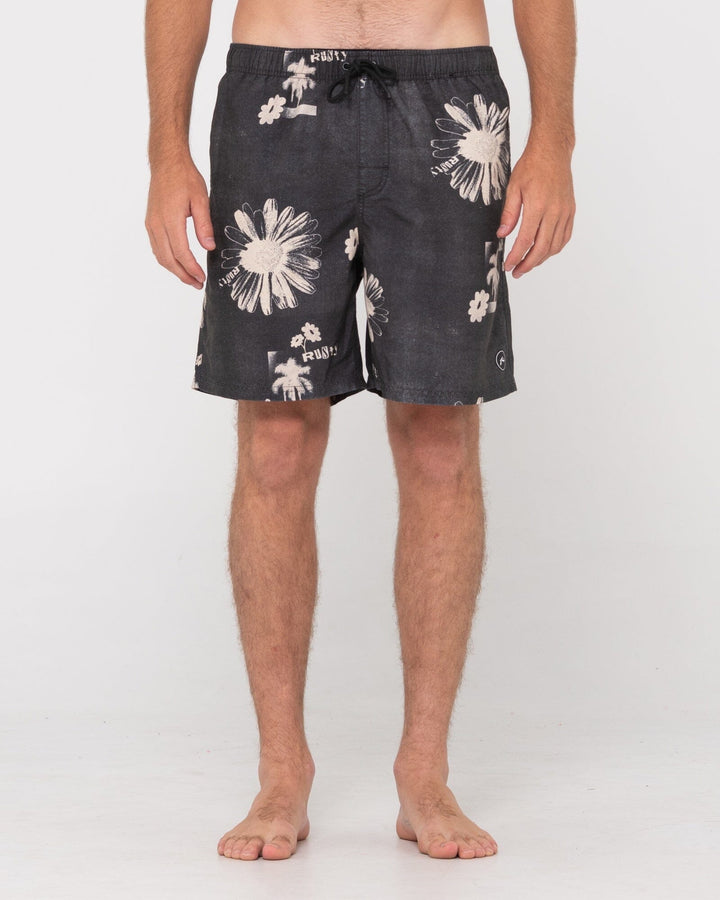 Rusty Electric Sax Elastic Boardshorts