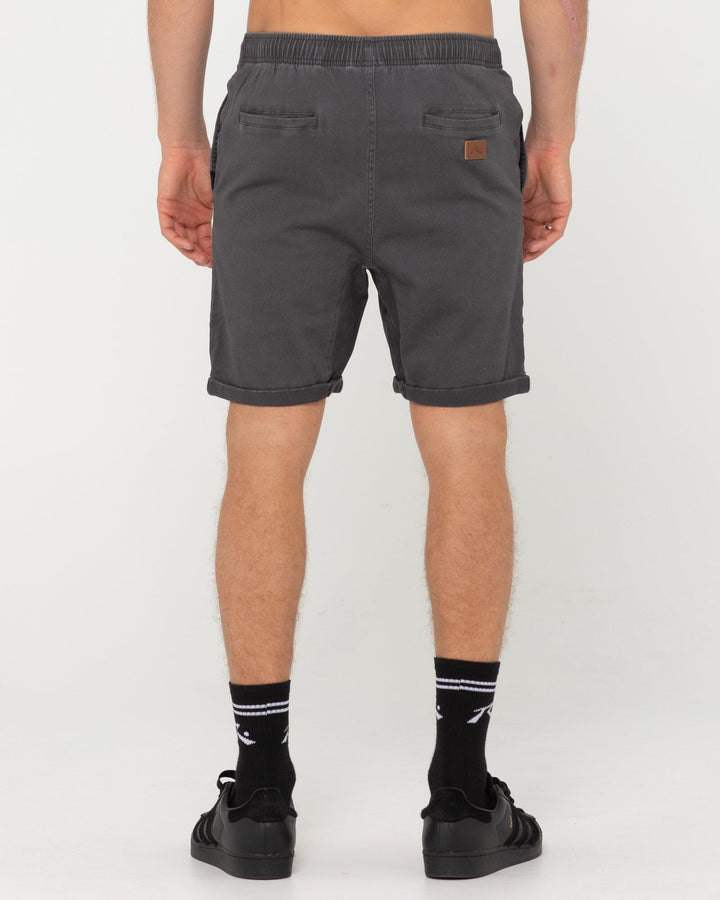 Rusty Hooked On 18" Elastic Shorts