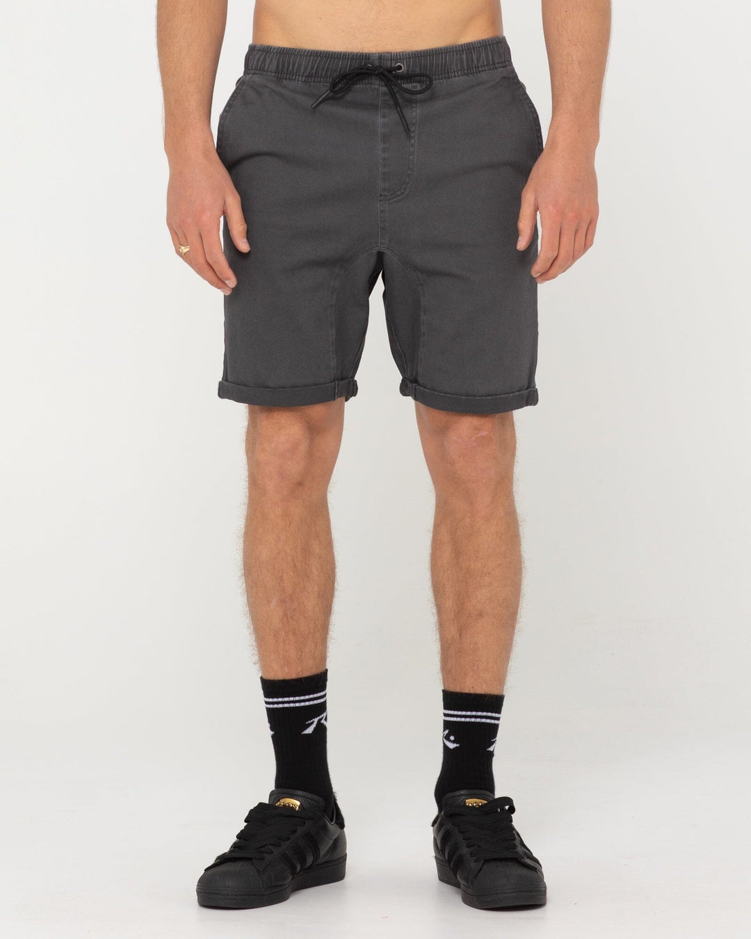 Rusty Hooked on 18" Elastic Youth Shorts