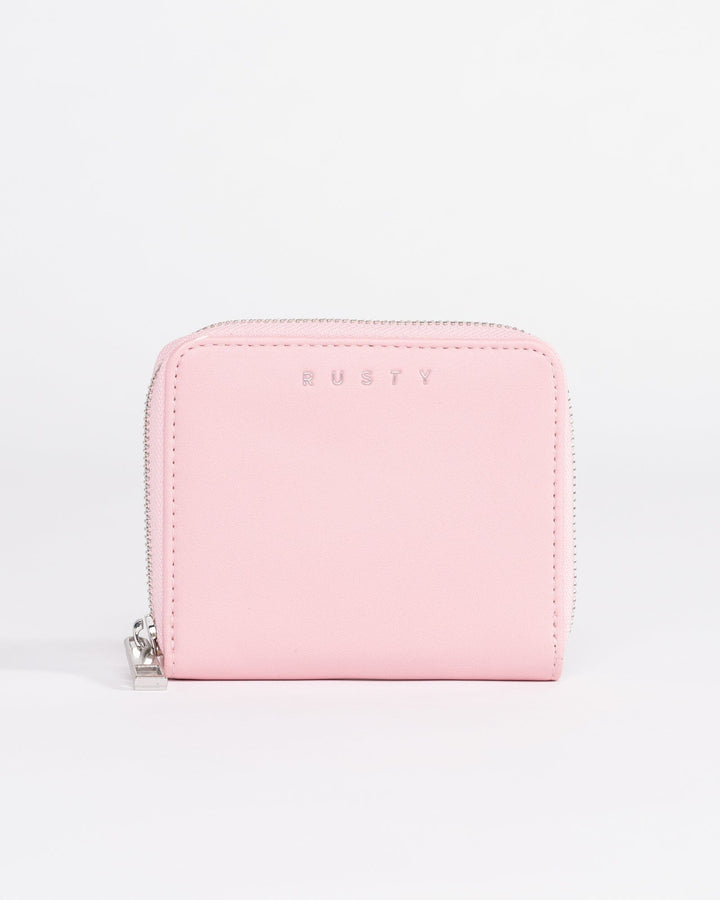 Rusty Noa Compact Wallet Vintage Pink