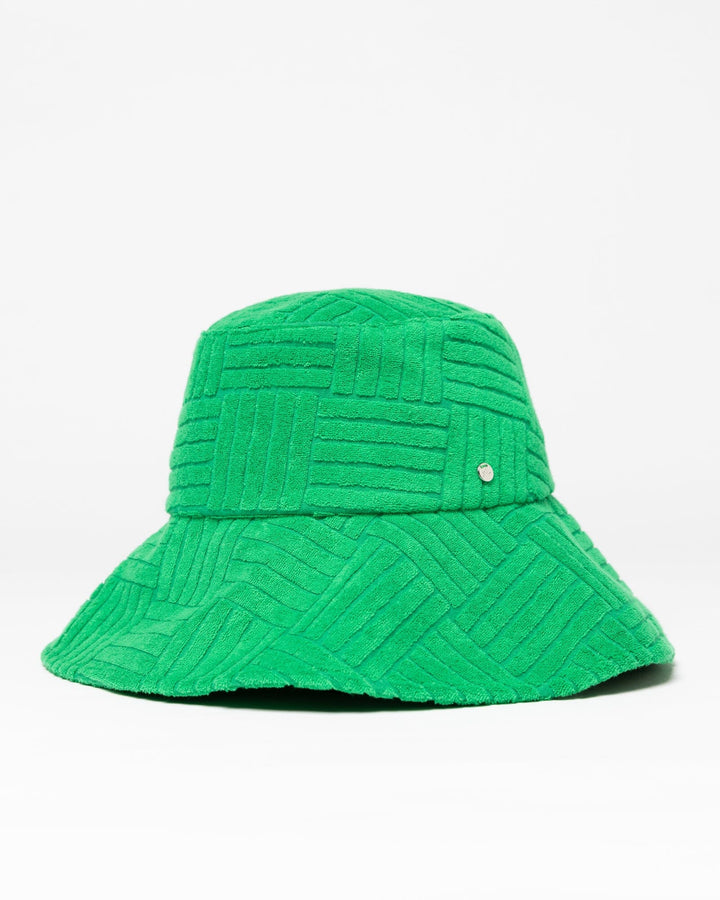 Rusty Sadie Towelling Bucket Hat Green S / M