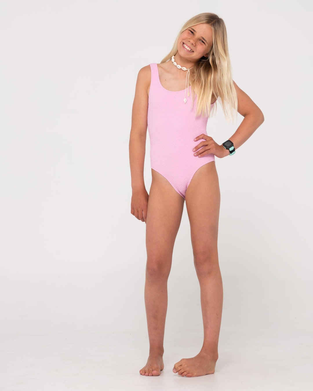 Rusty Sandalwood Youth One Piece Swimsuit