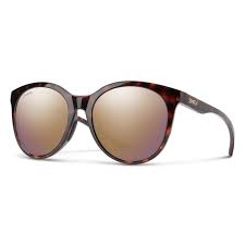 Smith Bayside Polarised Sunglasses Tortoise / CP Polarised Rose Gold Mirror