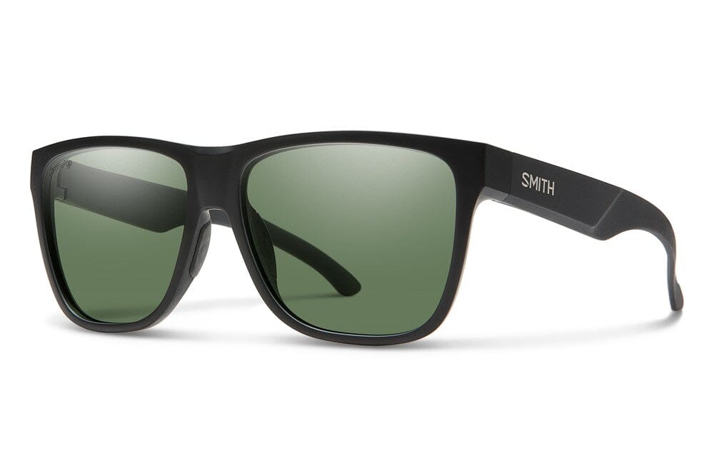 Smith Lowdown XL 2 Polarised Sunglasses Matte Black / CP Polarised Gray Green