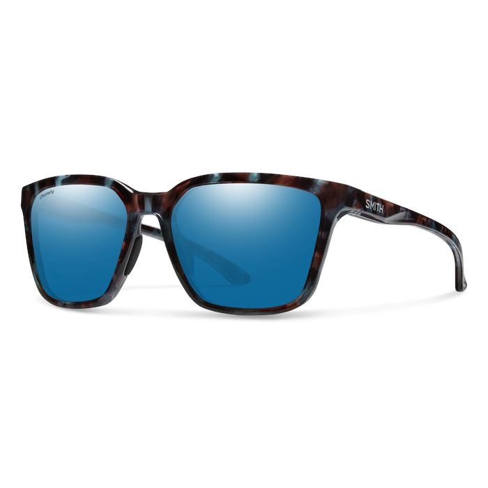 Smith Shoutout Polarised Glass Sunglasses Sky Tortoise / CP Glass Polarised Blue Mirror