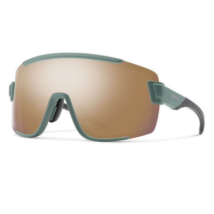 Smith Wildcat Sunglasses Matte Alpine Green / CP Rose Gold Mirror