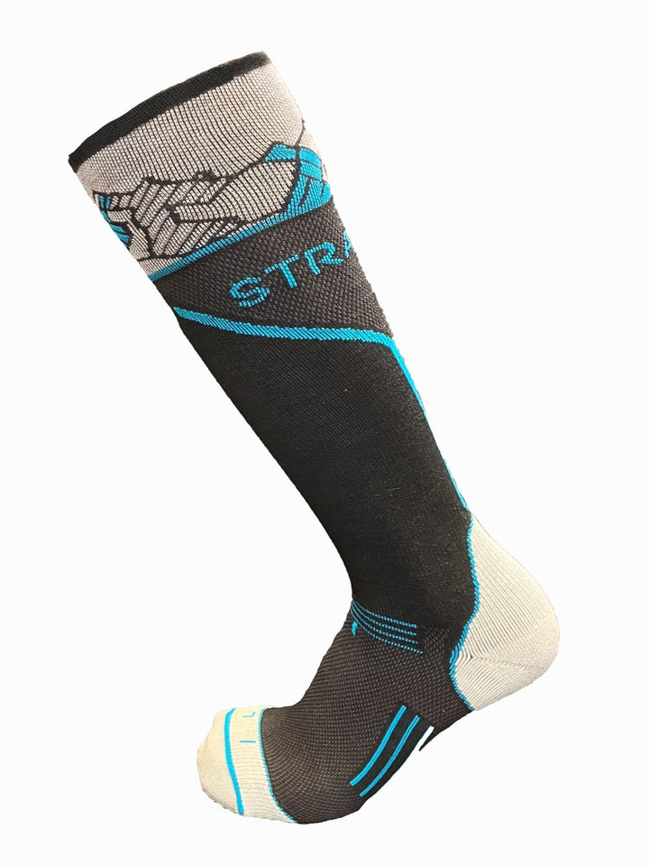 Stratus Merino Tech Socks S Onyx / Sonic