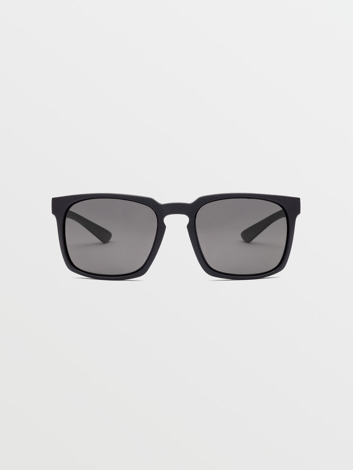 Volcom Alive Polarise Sunglasses offer 100% UVA/UVB protection with a Matte Black frame.