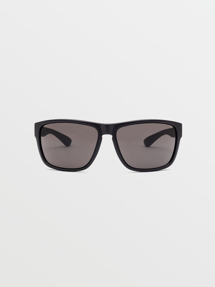 Volcom Baloney Sunglasses have 100% UVA/UVB protection with Matte Black frame.