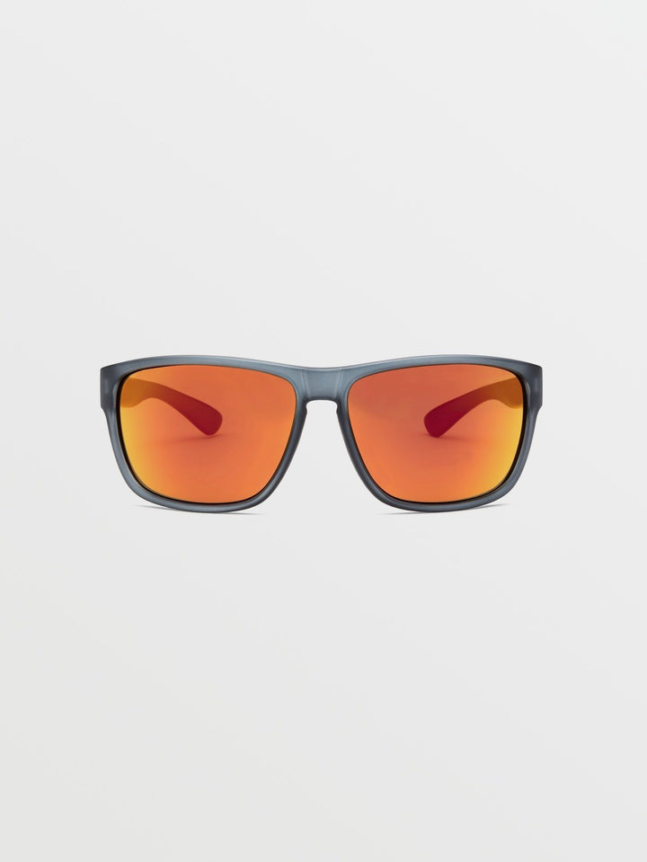 Volcom Baloney Sunglasses have 100% UVA/UVB protection with Matte Smoke frame.