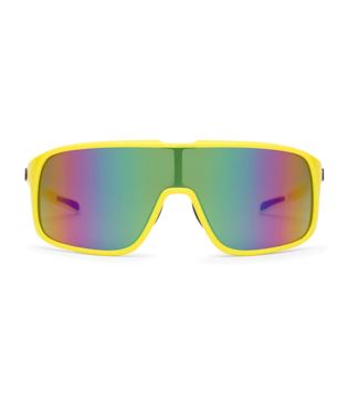Volcom Macho Sunglasses Gloss Yellow Aqua / RBM