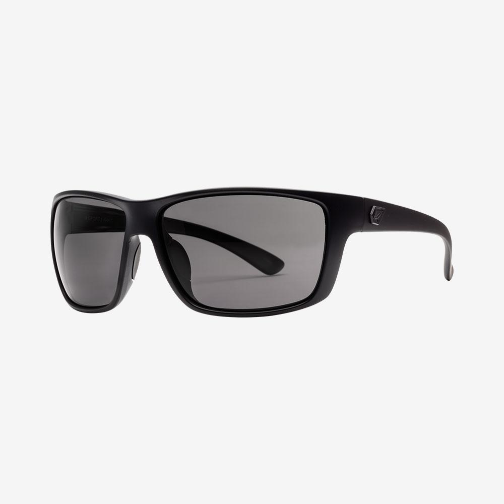 Volcom Roll Sunglasses Matte Black / Grey Polar