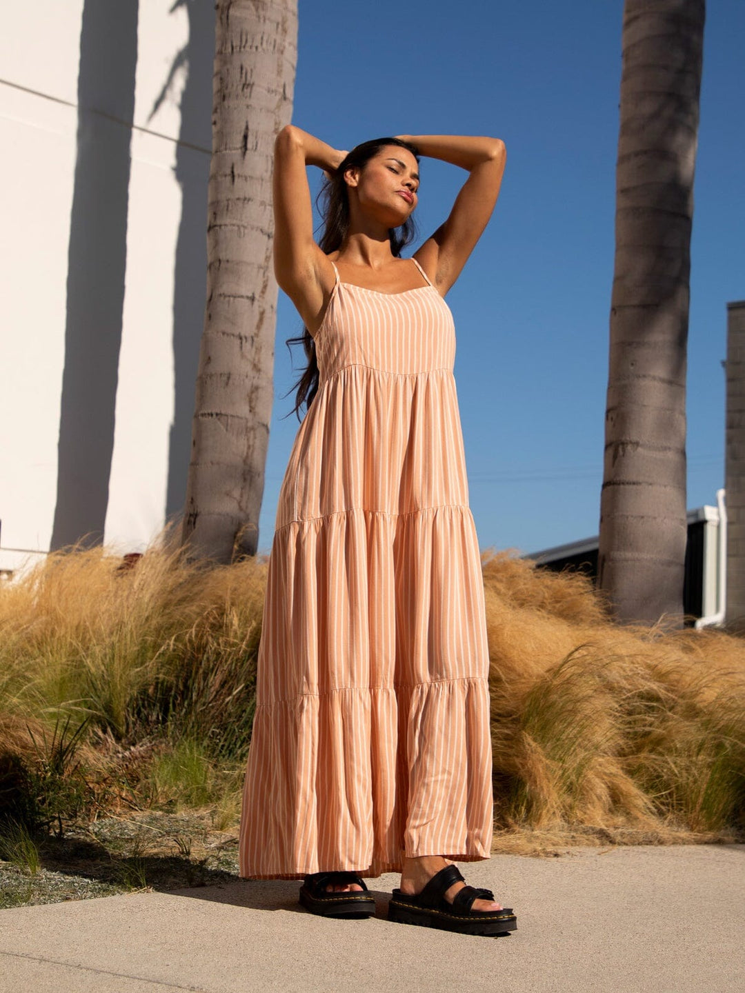 Volcom Snakepit Dress Clay 8