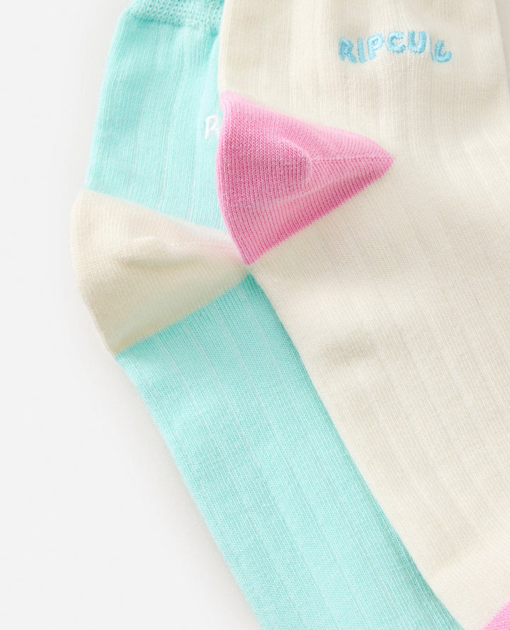 Rip Curl Youth Mixed 2-Pack Socks