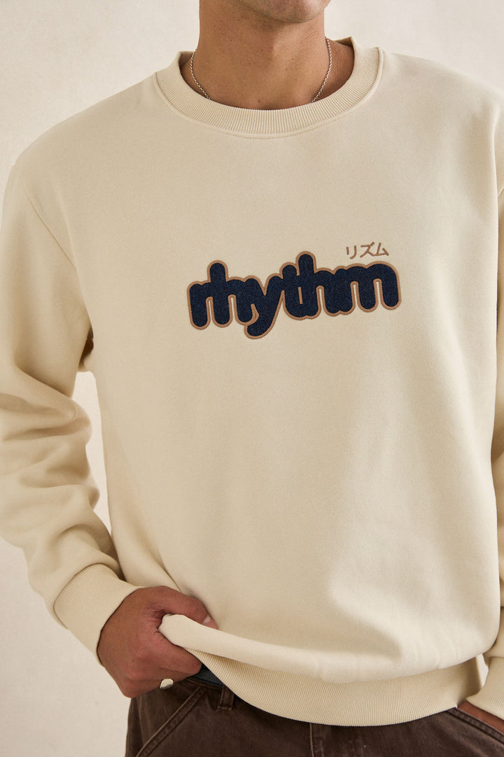 Rhythm Applique Fleece Crew