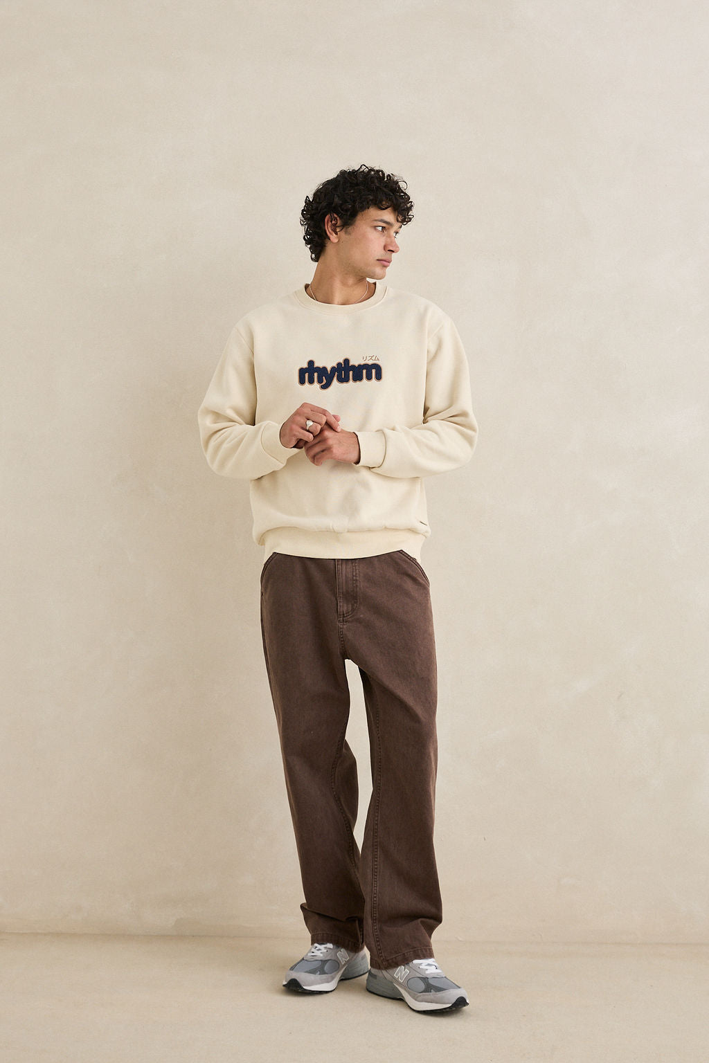 Rhythm Applique Fleece Crew