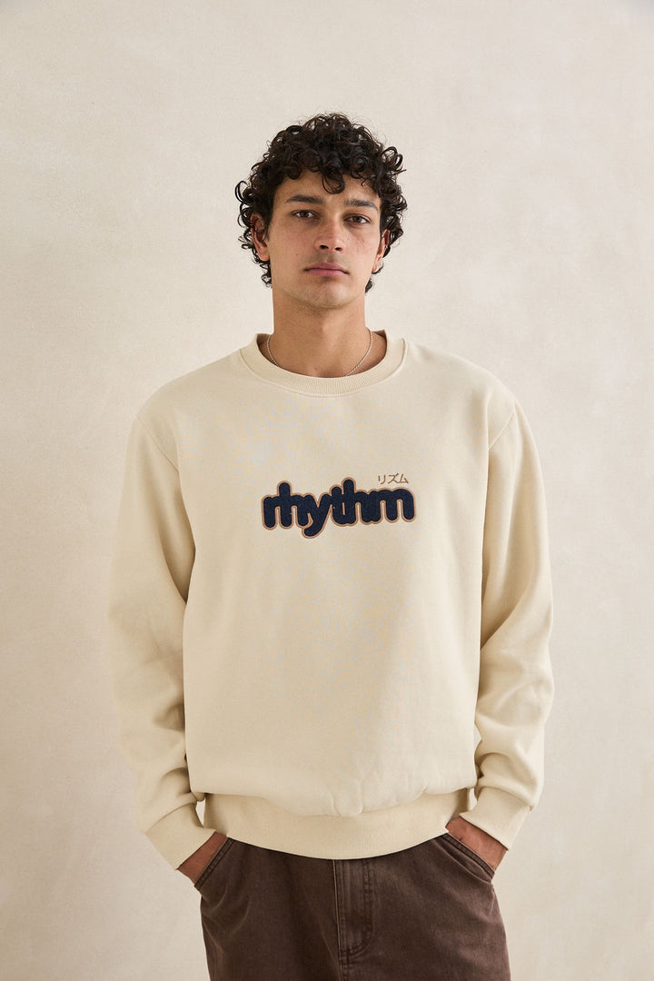 Rhythm Applique Fleece Crew