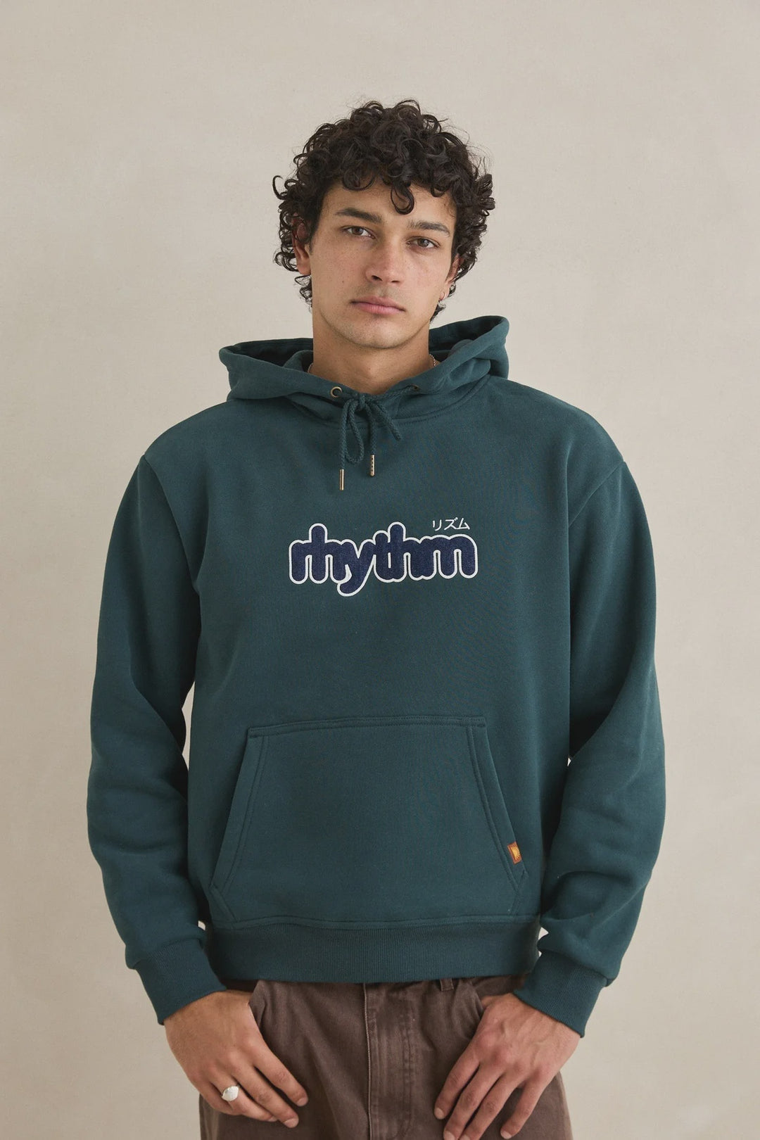 Rhythm Applique Fleece Hood