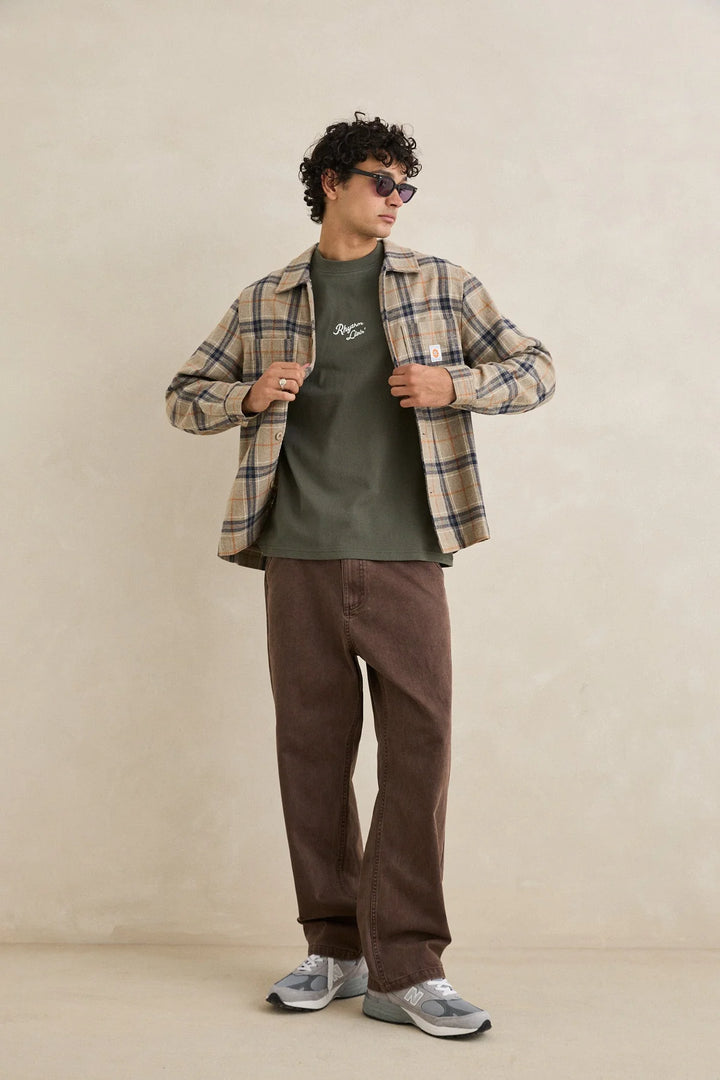 Rhythm Oscar Check Long Sleeve Shirt