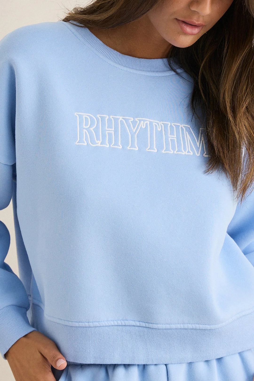 Rhythm Slouchy Crew Neck Fleece