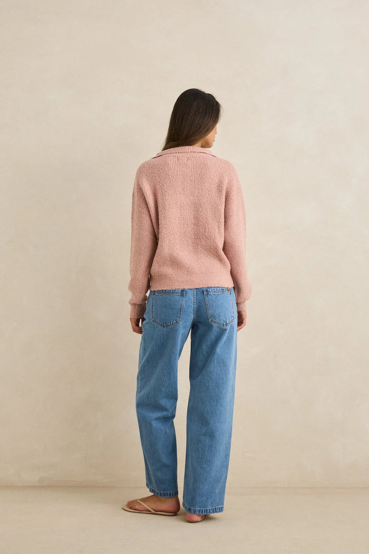 Rhythm Quinn Zip Knit