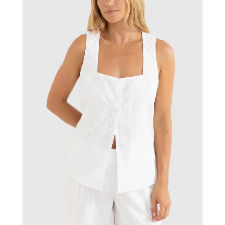 Rhythm Niko Long Vest Fashion Top 