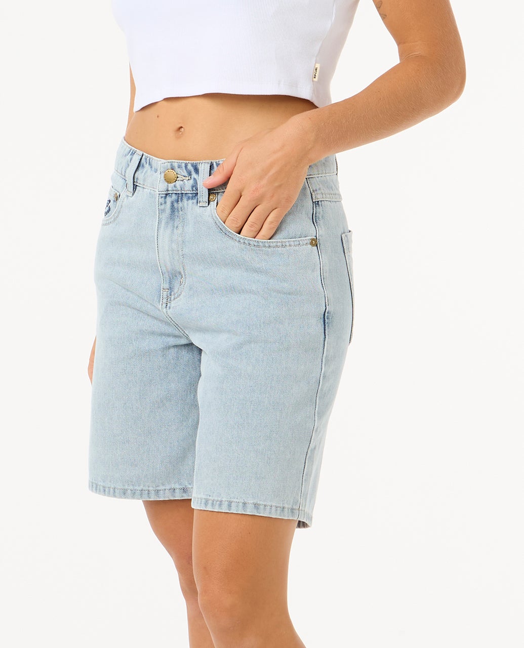 Rip Curl Las Dalias Relaxed Denim Shorts