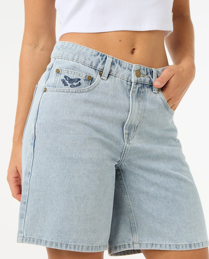 Rip Curl Las Dalias Relaxed Denim Shorts