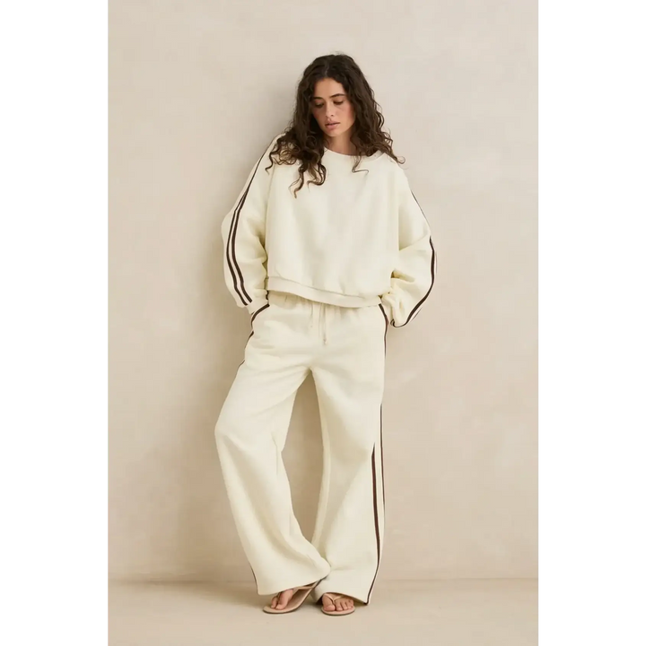 Rhythm Contrast Sweatshirt - Cream / 8