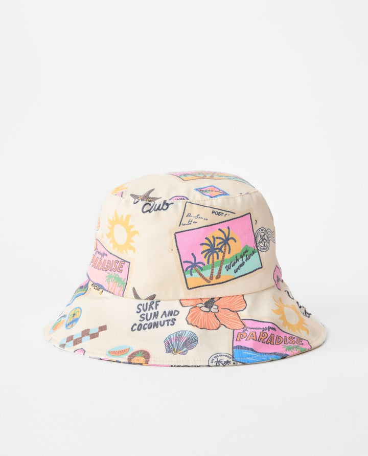 Rip Curl Mixed UPF50 Bucket Hat - Off White