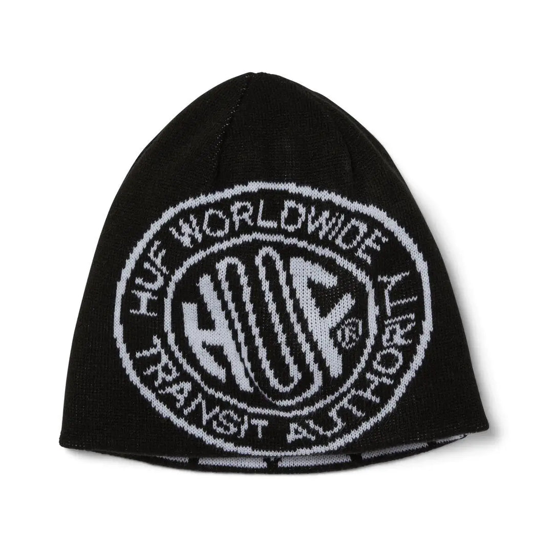 HUF Token Reversible Skull Beanie Black 