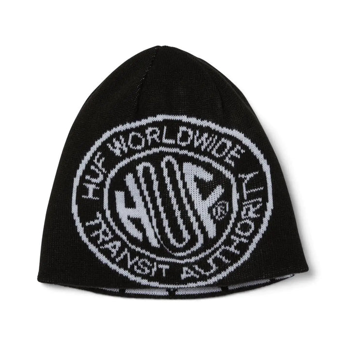 HUF Token Reversible Skull Beanie Black 
