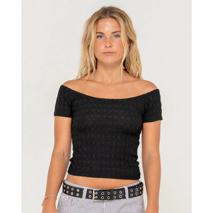 Rusty Ciao Bella Off Shoulder Top 