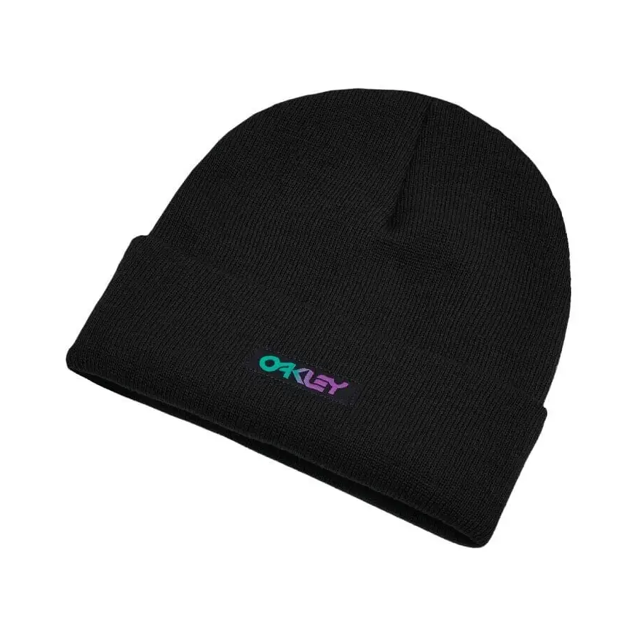 Oakley B1B Gradient Patch Beanie Blackout 