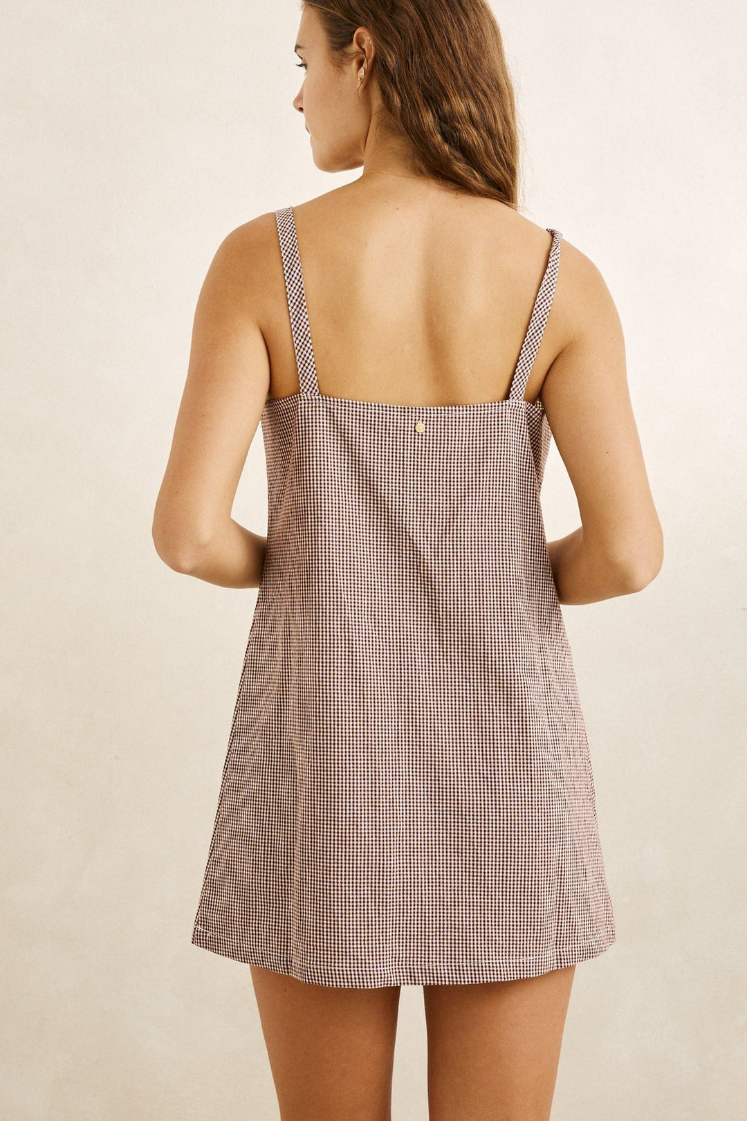 Rhythm London Check Slip Dress
