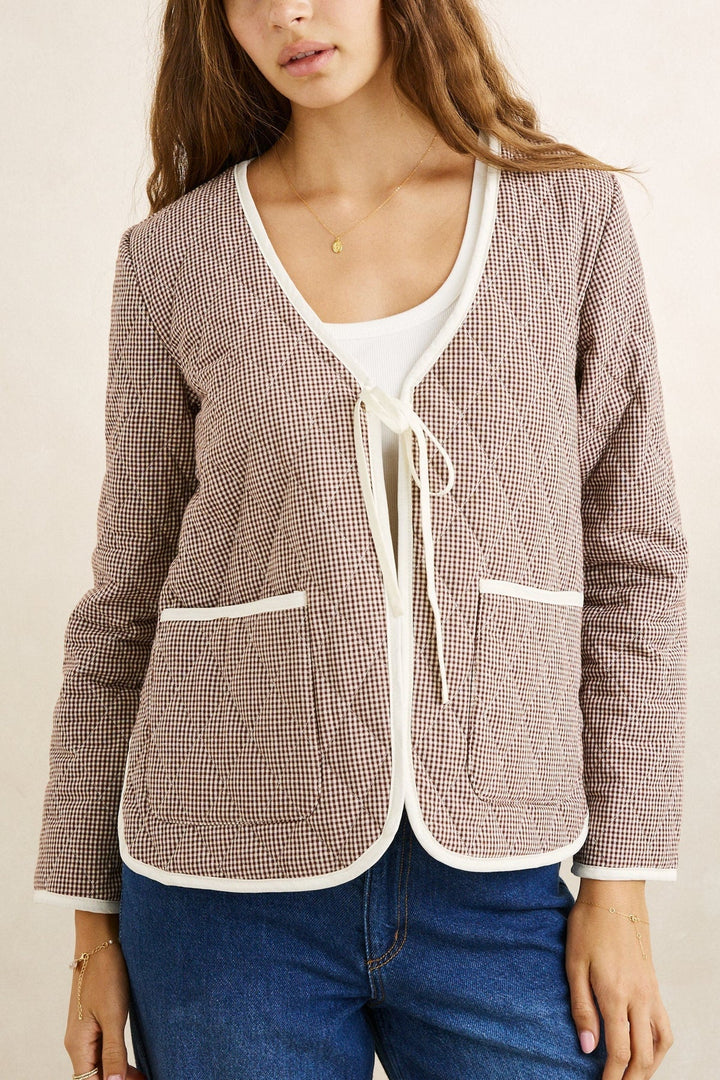 Rhythm London Check Reversible Quilted Jacket